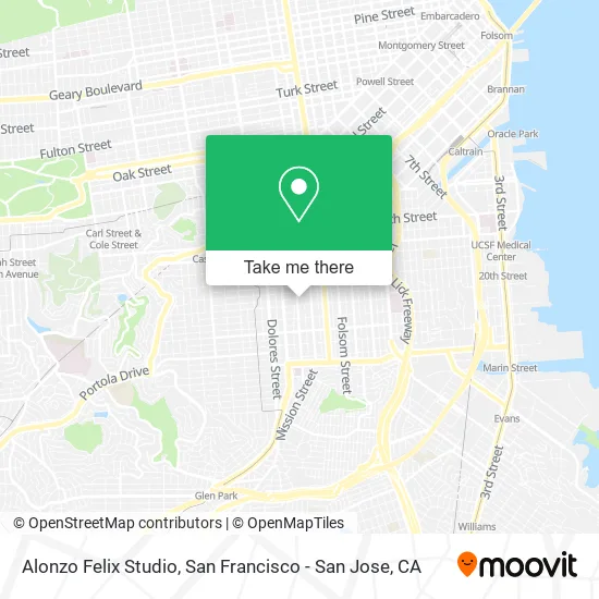 Alonzo Felix Studio map