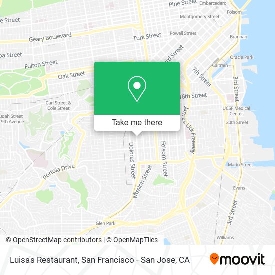 Luisa's Restaurant map