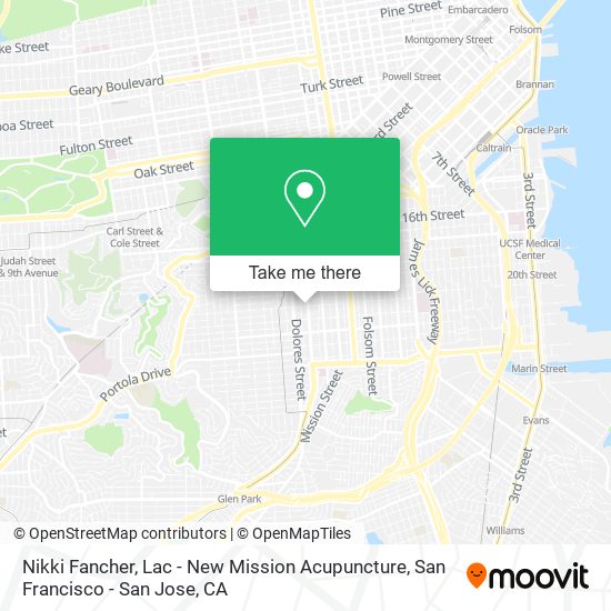 Nikki Fancher, Lac - New Mission Acupuncture map