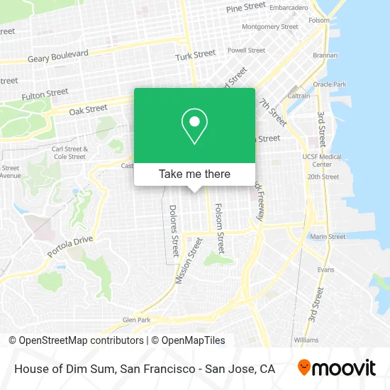 House of Dim Sum map