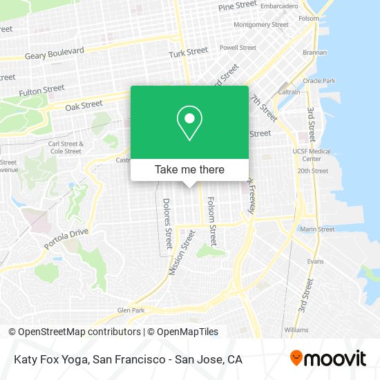 Katy Fox Yoga map