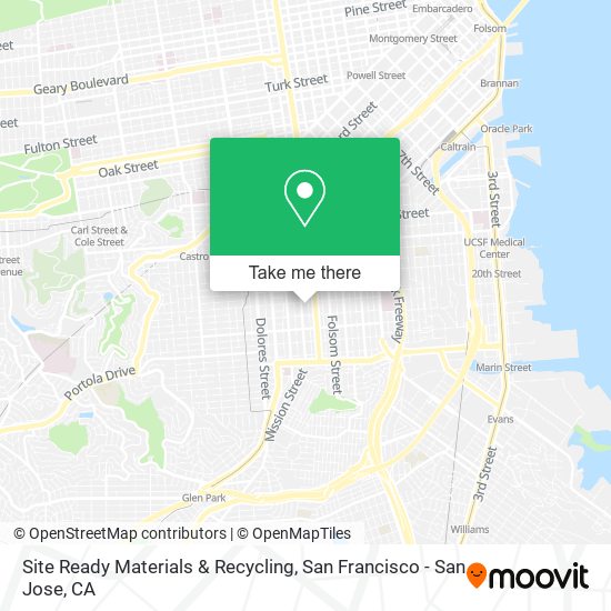 Site Ready Materials & Recycling map