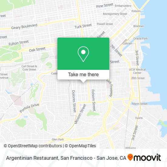 Mapa de Argentinian Restaurant