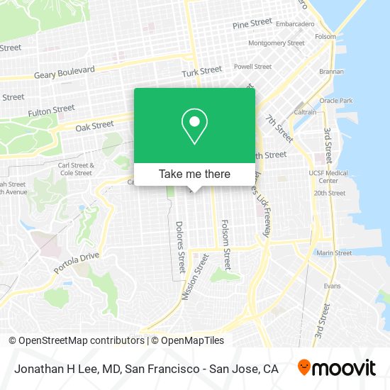 Jonathan H Lee, MD map