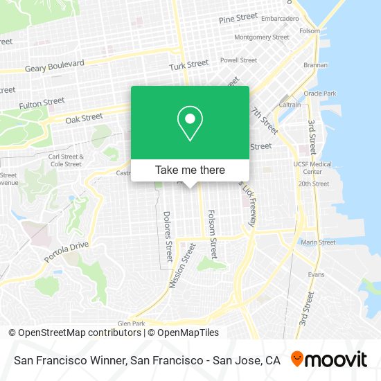 San Francisco Winner map