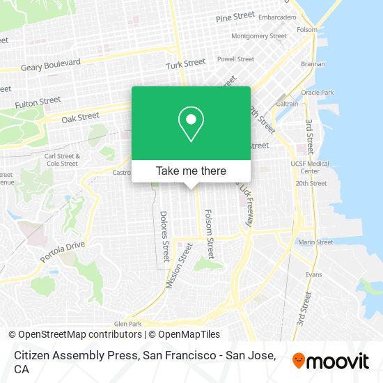 Citizen Assembly Press map