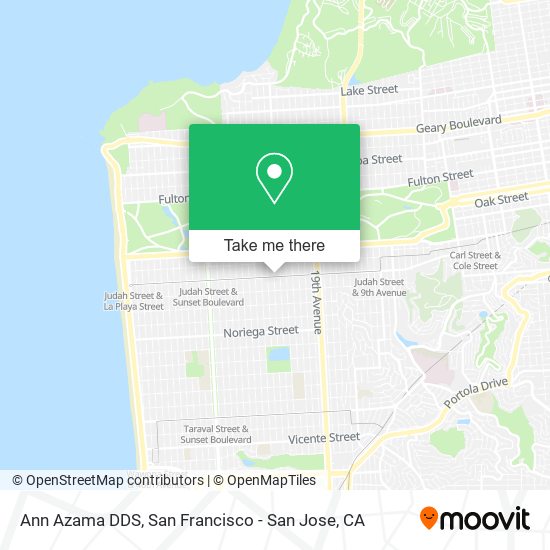 Mapa de Ann Azama DDS