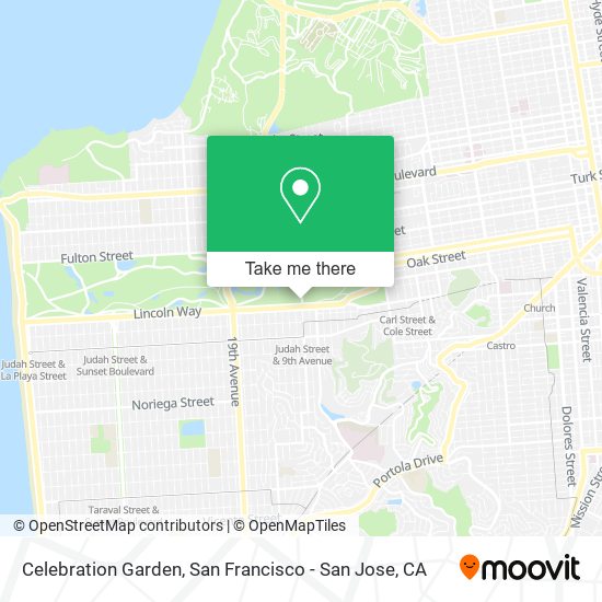 Mapa de Celebration Garden