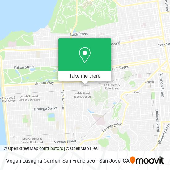 Mapa de Vegan Lasagna Garden