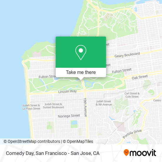 Mapa de Comedy Day