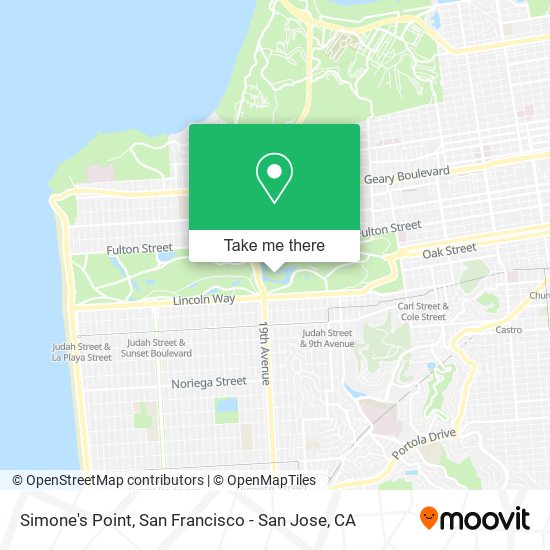 Simone's Point map