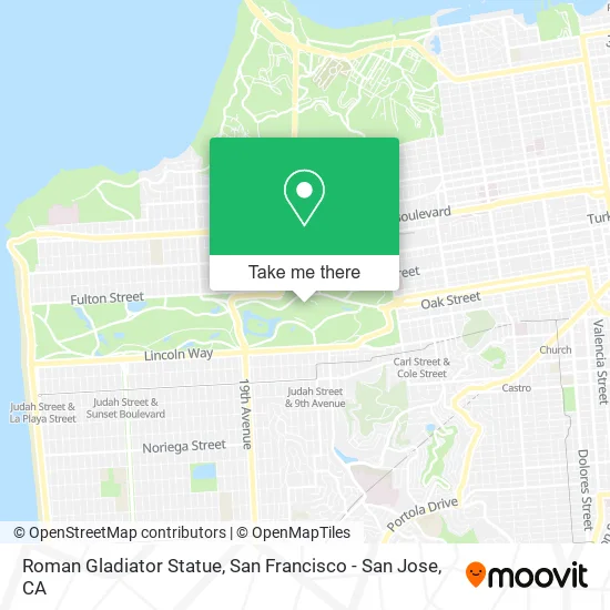 Mapa de Roman Gladiator Statue
