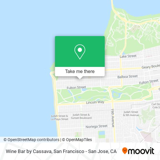 Mapa de Wine Bar by Cassava