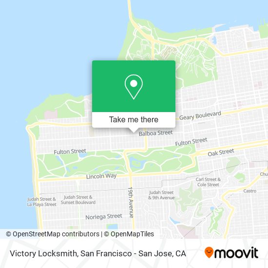 Mapa de Victory Locksmith