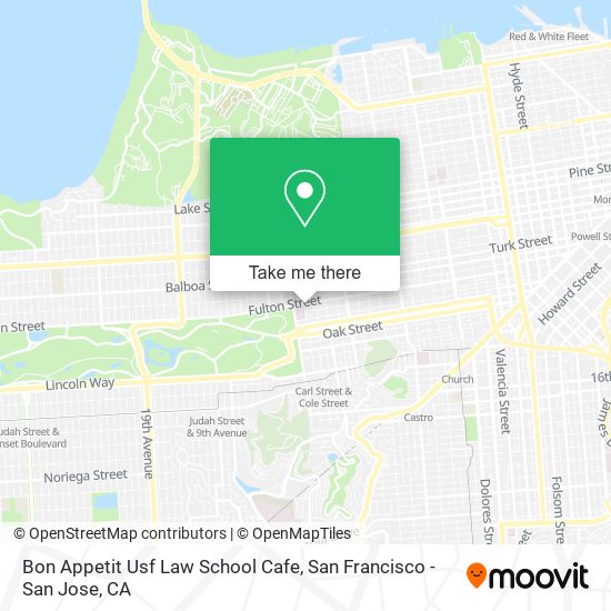 Bon Appetit Usf Law School Cafe map