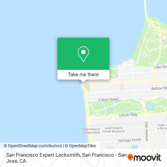 Mapa de San Francisco Expert Locksmith