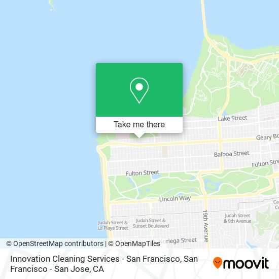 Mapa de Innovation Cleaning Services - San Francisco