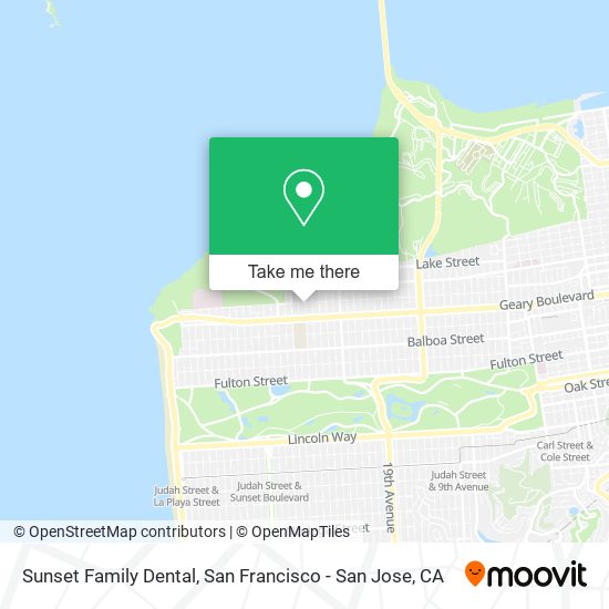 Mapa de Sunset Family Dental
