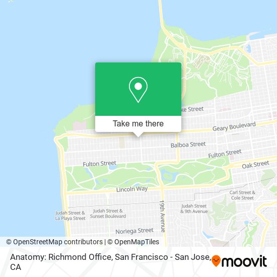 Anatomy: Richmond Office map
