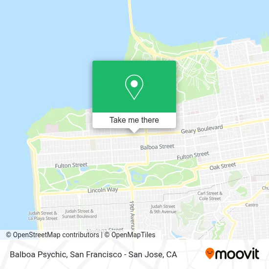 Balboa Psychic map