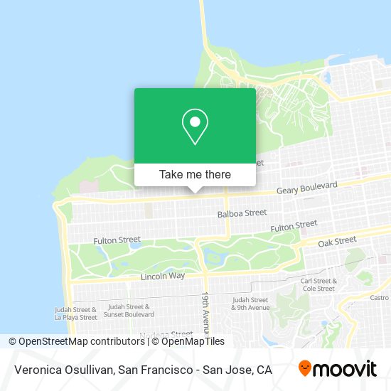 Mapa de Veronica Osullivan