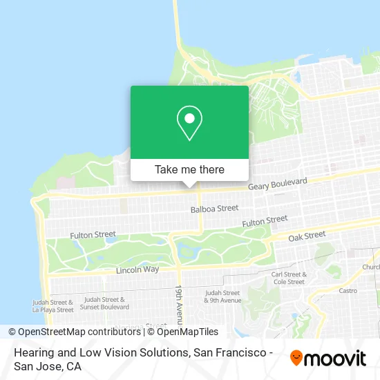 Mapa de Hearing and Low Vision Solutions