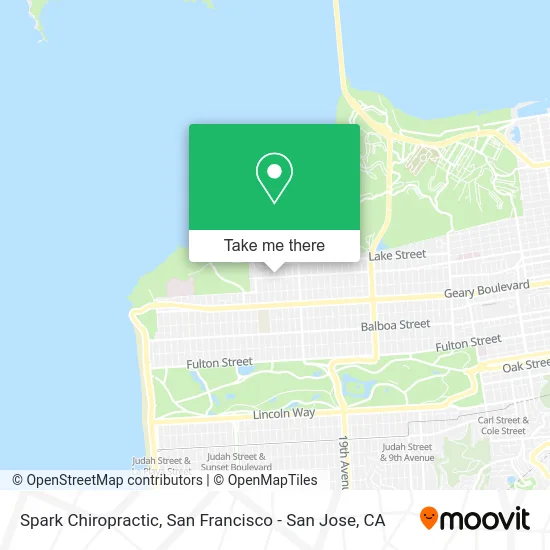 Spark Chiropractic map