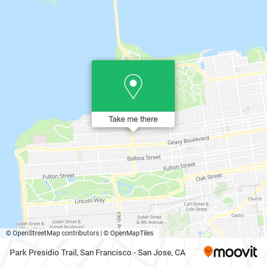 Mapa de Park Presidio Trail