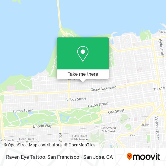 Mapa de Raven Eye Tattoo