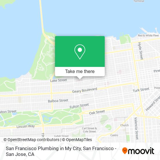 San Francisco Plumbing in My City map