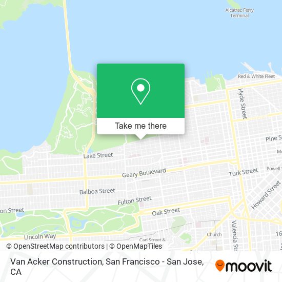 Van Acker Construction map