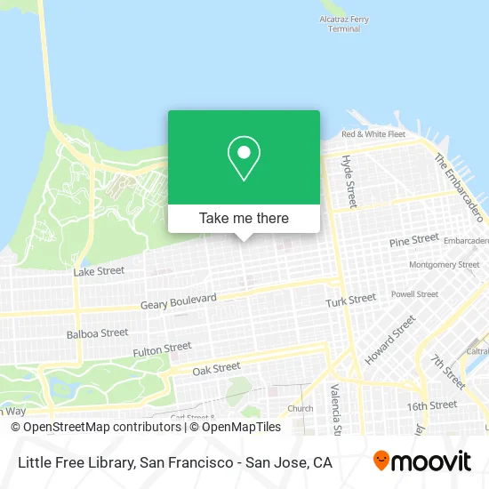 Mapa de Little Free Library