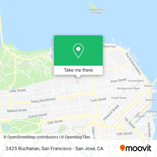 Mapa de 2425 Buchanan