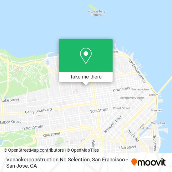 Mapa de Vanackerconstruction No Selection