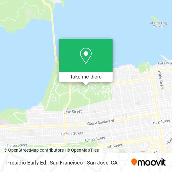 Presidio Early Ed. map