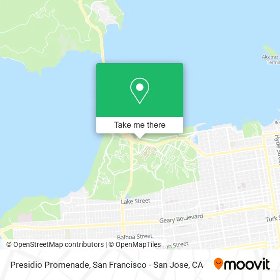 Mapa de Presidio Promenade