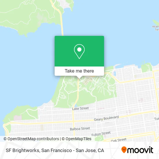 Mapa de SF Brightworks