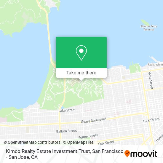 Mapa de Kimco Realty Estate Investment Trust