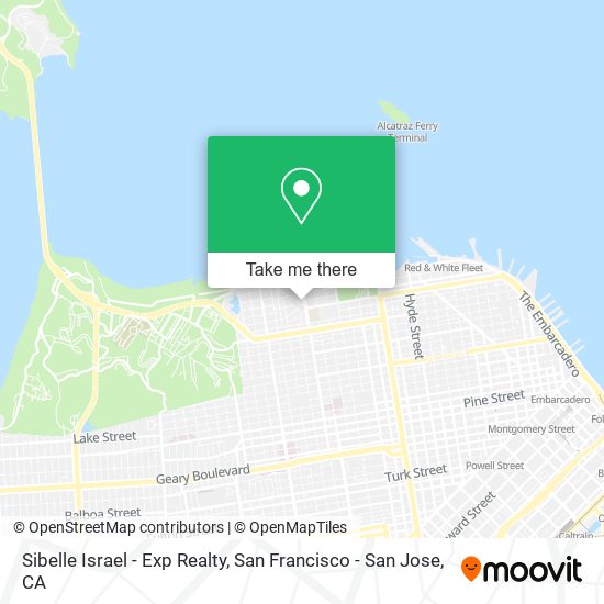 Mapa de Sibelle Israel - Exp Realty