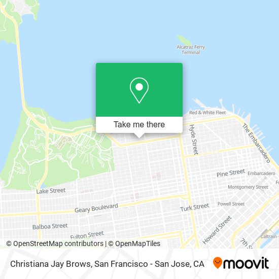 Christiana Jay Brows map