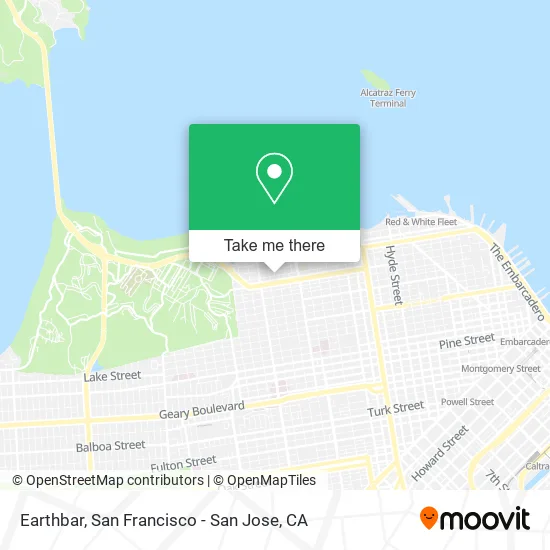 Earthbar map