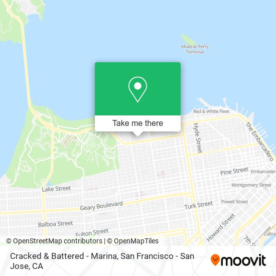 Cracked & Battered - Marina map