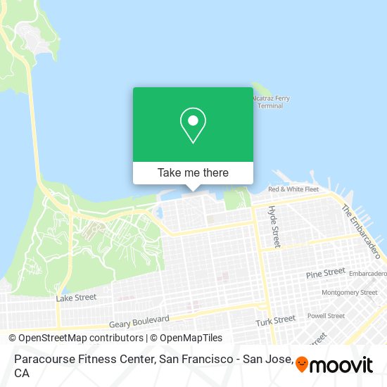 Paracourse Fitness Center map