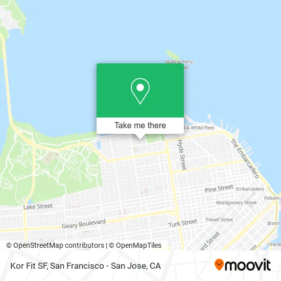 Mapa de Kor Fit SF