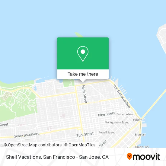 Shell Vacations map