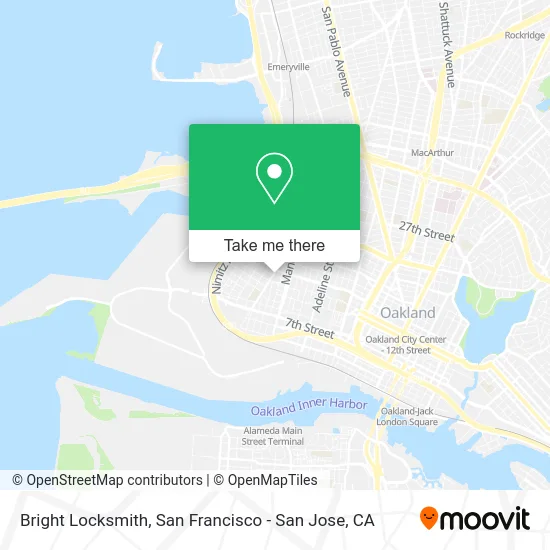Bright Locksmith map