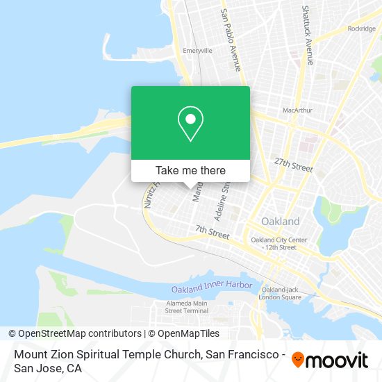 Mount Zion Spiritual Temple Church map
