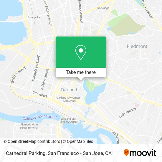 Mapa de Cathedral Parking