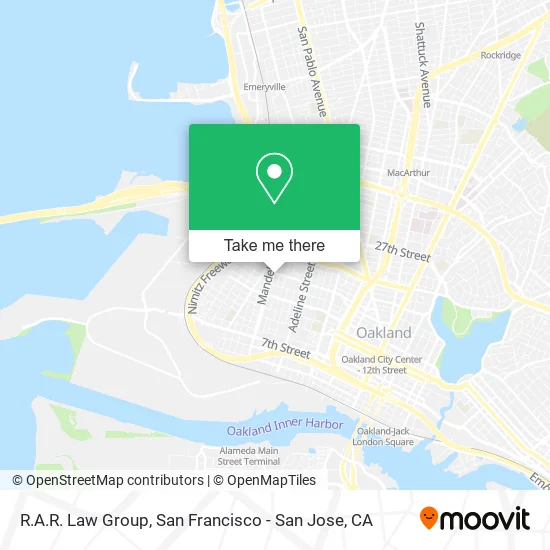 Mapa de R.A.R. Law Group