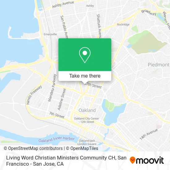 Living Word Christian Ministers Community CH map
